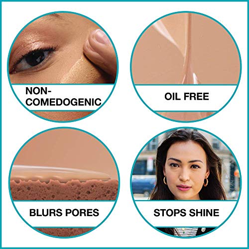Maybelline Fit Me Matte + Poreless Foundation - 220 Natural Beige, 1.3 Fl Oz Pouch