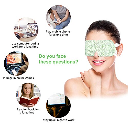 Adsoner Lavender Steam Eye Mask - Self-Heating Eye SPA for Dry Eye Relief