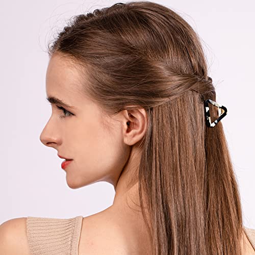 Cobahom 5-Pack Small Hollow Triangle Claw Clips - Non-Slip Hair Jaw Clips