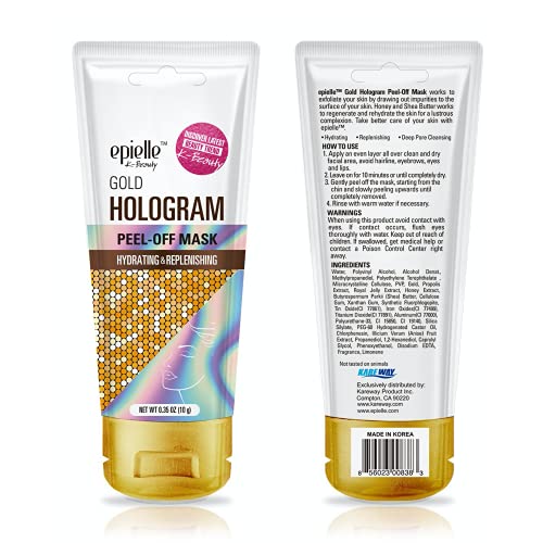 Epielle Hologram Glitter Peel-Off Face Masks - 8-Pack Variety Set