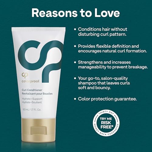 Colorproof Curl Conditioner 1.7 Fl Oz | Hair Care for Curly Hair