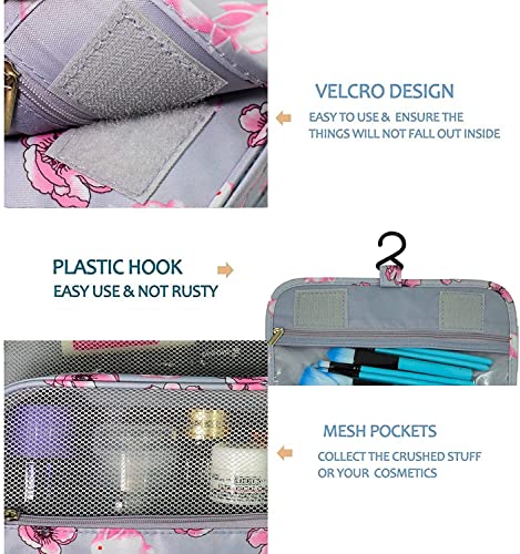 Trawila Hanging Toiletry Bag - Water-Resistant Travel Organizer for Cosmetics