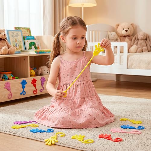 JOYIN 20 Pcs Sticky Hands Party Favors for Kids - 7.8 Inch