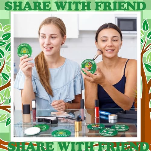 Mental Health Awareness Compact Mirrors - Bulk 48 Pcs with Inspirational Designs (Variation: 48 / Mental Health Style)