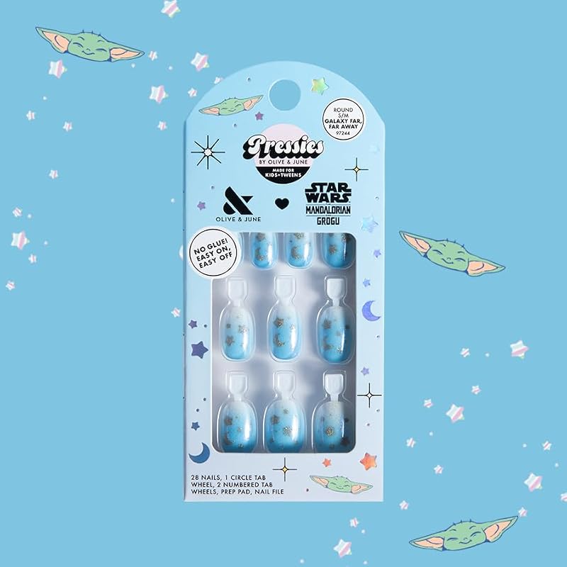 Olive & June Kids Star Wars Press-On Nails - 28 Non-Toxic Tabs