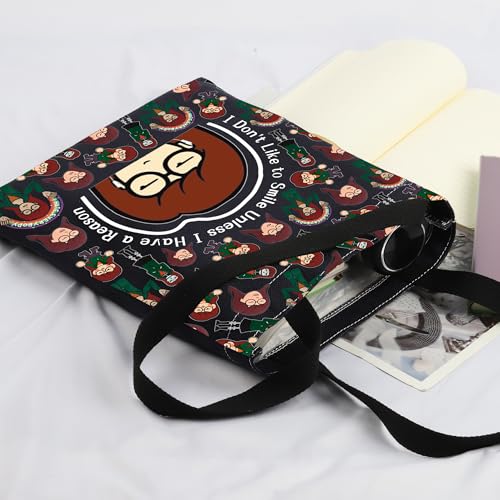 I Don't Like To Smile Makeup Bag - CMNIM 90s TV Show Merch, TE Black