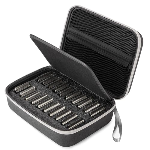 Noverlife Hairdressing Blade Holder Case for 20 Metal Clipper Guards – Variation: Hairdressing Blads Bag