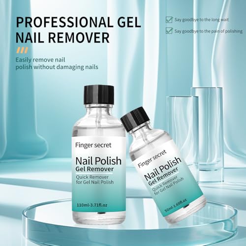 SMSMYXF Finger Secret Gel Nail Polish Remover Kit 110ml - Pack of 1
