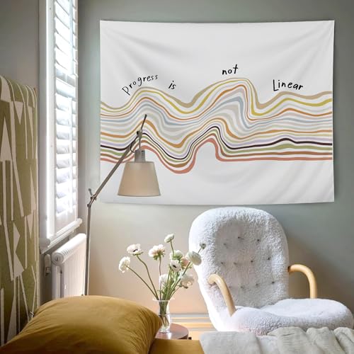 Inspirational Mental Health Tapestry - 50x60 Inch Abstract Wall Decor