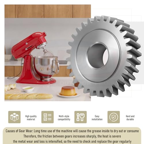 Replacement Gear Parts for KitchenAid Stand Mixers - W11086780 & Gasket