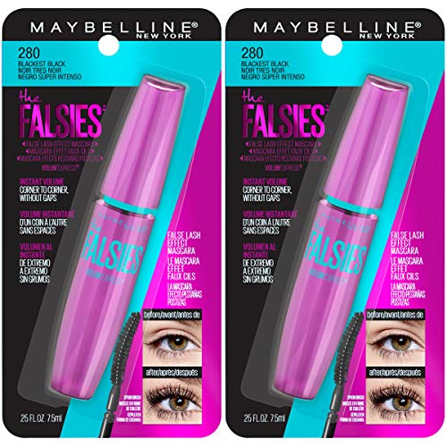 Maybelline Volum' Express The Falsies Washable Mascara - Blackest Black (2 Pack)