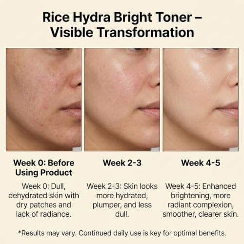Maruderm Rice Extract Brightening Toner for Dull & Sensitive Skin 250ml