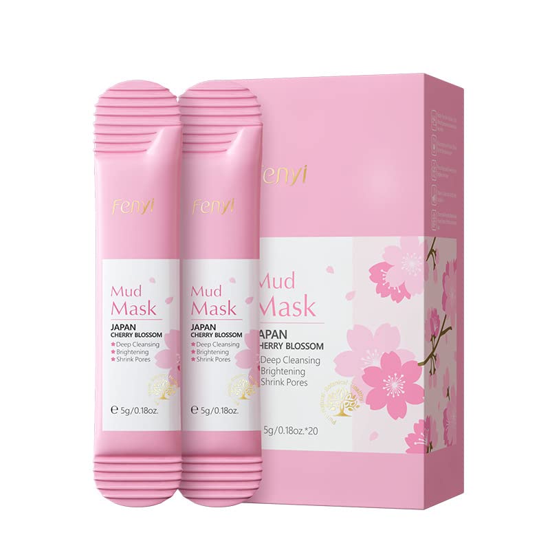 Deep Cleansing Facial Mud Mask - 20 Individually Packaged Clay Masks