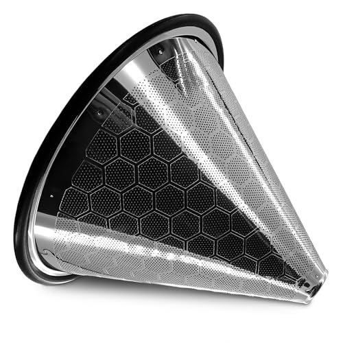 Reusable Stainless Steel Coffee Filter for Pour Over - Fits Hario V60 & Chemex