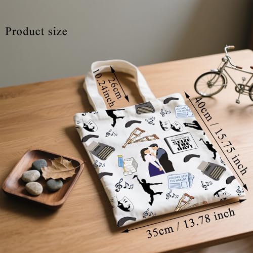 Broadway Newsies Makeup Bag - Musical Themed Cosmetic Tote Gift for Actors & Fans