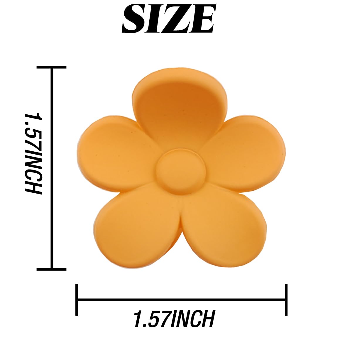 Cute Flower Claw Clips - 20PCS Small Jaw Clips for Women & Girls | Strong Hold, 10 Colors, Ideal for Thin to Thick Hair