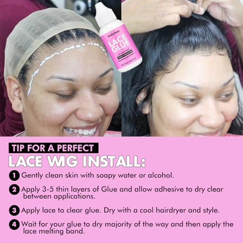 Dolahair Lace Glue Kit for Wig Installation - Medium Brown