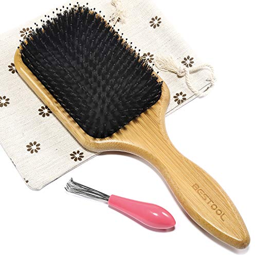 BESTOOL Hair Brush, Boar & Nylon Bristle Brush for All (Women, Men,
