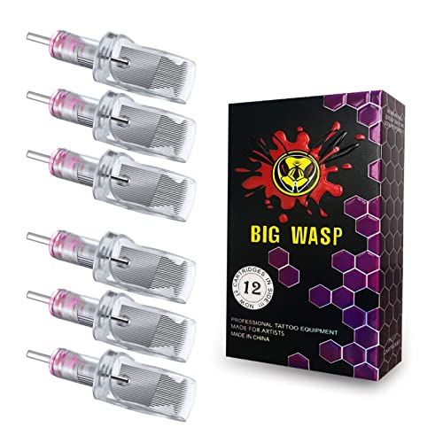 BIGWASP 1245RM 45 Round Magnum Tattoo Needle Cartridge 12 Pack