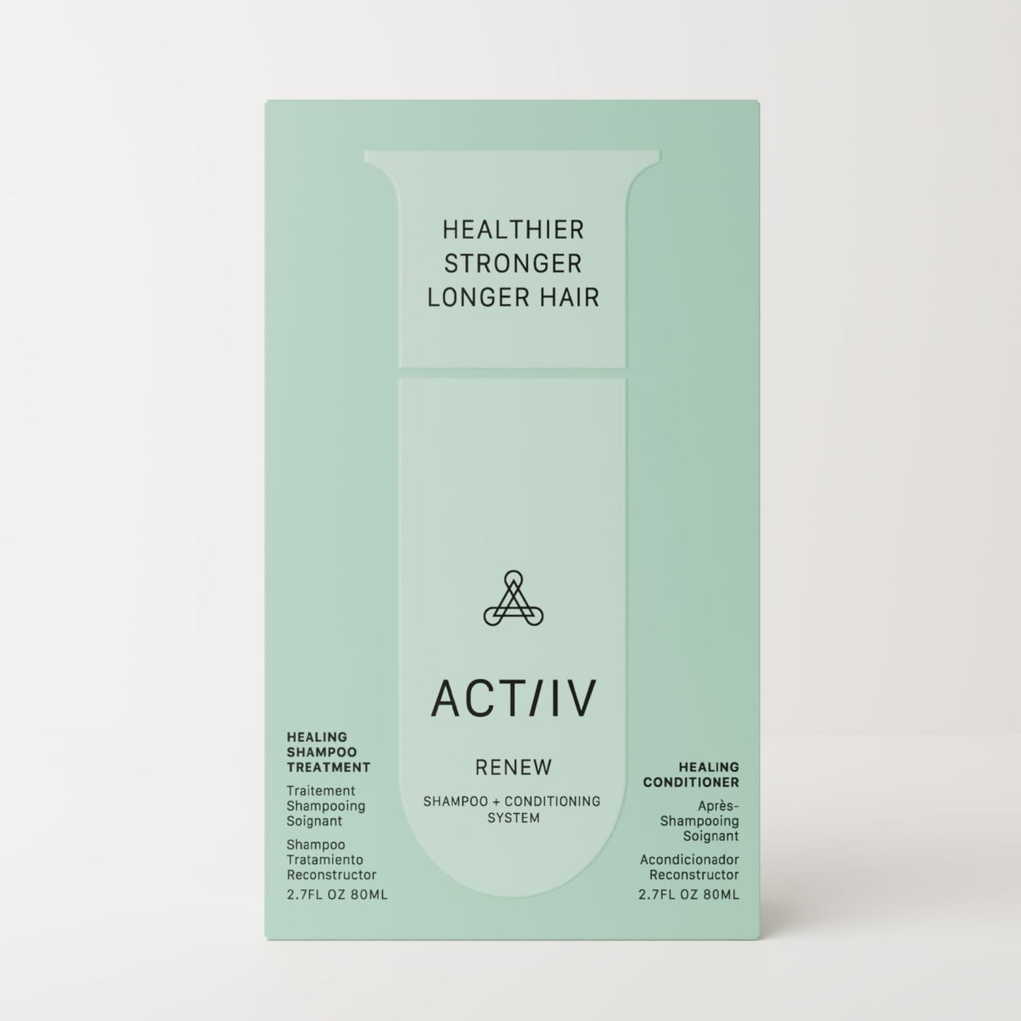 ACTIIV Renew Travel Duo | Scalp Health & Fuller Hair Support, Hydrating Plant-Based Formula - Unisex