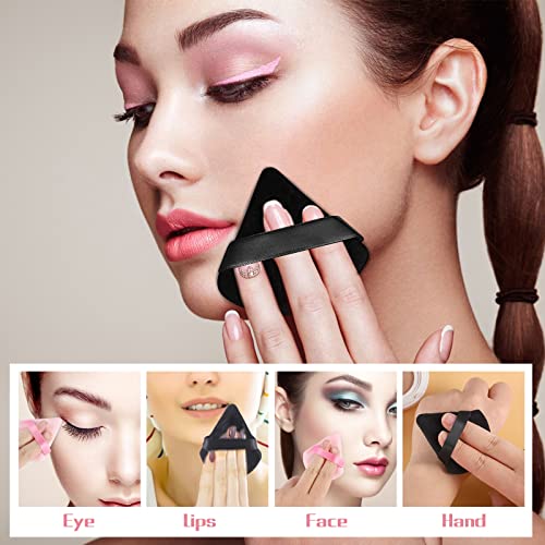 Pimoys 12 Pack Powder Puffs – Soft Velour Makeup Sponges