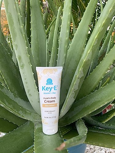 Carlson Key-E Vitamin E & Organic Aloe Hand & Body Cream, 2 oz