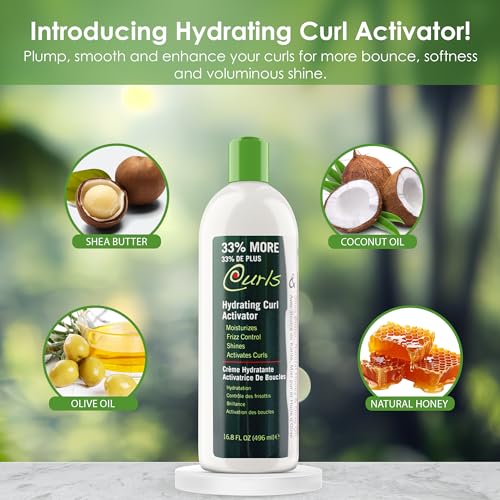 Biocare Hydrating Curl Activator with Shea Butter & Honey - 16.8 Oz