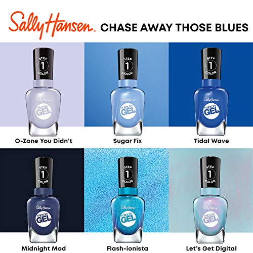 Sally Hansen Miracle Gel Nail Polish O-Zone #582 (Pack of 2) - Long-Lasting, Vegan Formula