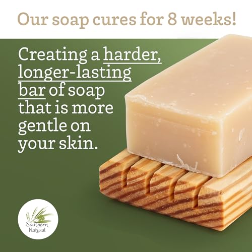 Southern Natural Goat Milk Soap Bar, Rosemary Mint - 2 Pack for Sensitive Skin