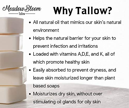 Hunter Cattle Co. Meadow Bloom Tallow Bar Soap - Rosemary & Spearmint 2 Pack