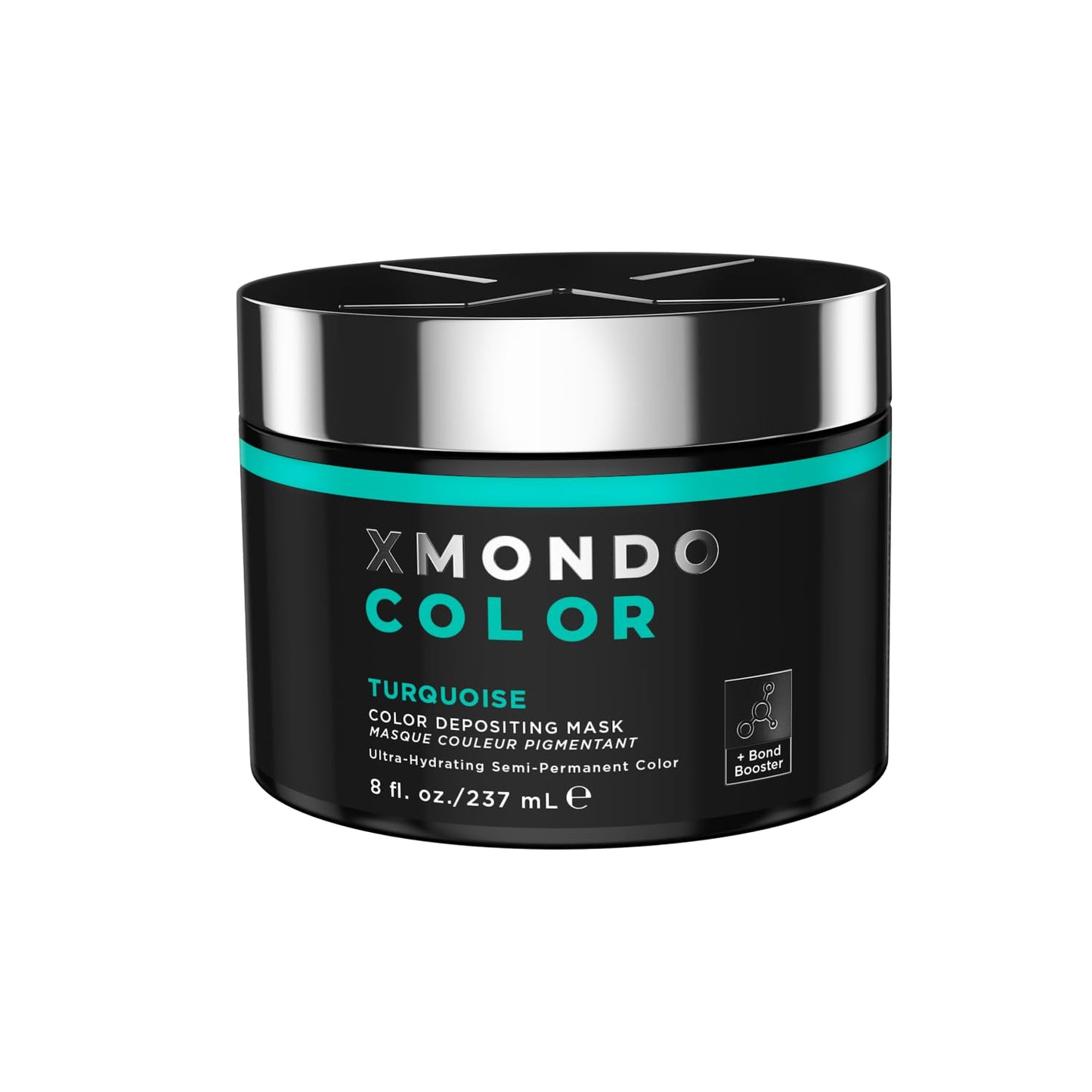 XMONDO Color Super Purple Hair Mask - Nourishing Semi-Permanent Dye with Bond Booster & Hyaluronic Acid | 8 Fl Oz