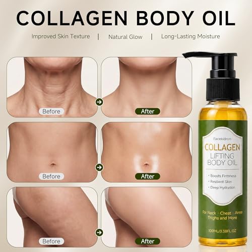 Yoneya Collagen Body Oil - Hydrating Moisturizer for Smooth, Firmer Skin