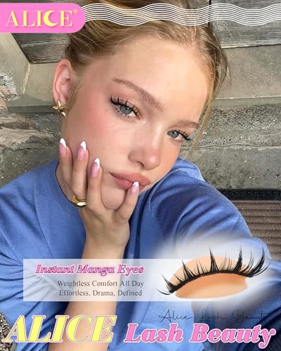 ALICE Manga Lash Clusters Kit with Invisible Band, Bond and Seal
