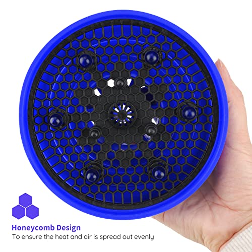 Segbeauty Foldable Hair Diffuser for Curly Hair - Blue