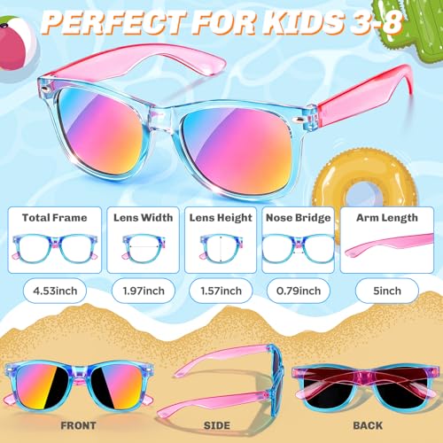 Metemot Neon Kids Sunglasses - UV400 Protection, 12 Pack Party Favors