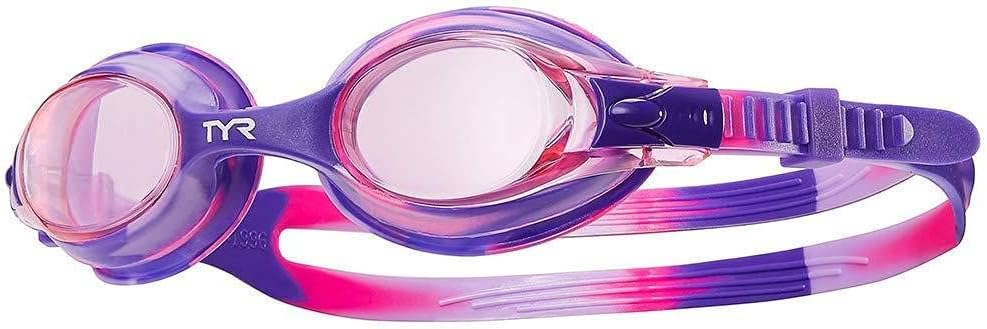 Swimple Tie-Dye Kids' Swim Goggles - Comfortable Fit & UV Protection | Adjustable Strap