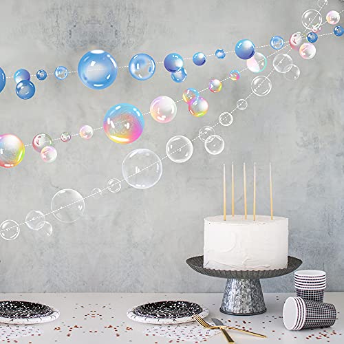 Colorful Transparent Bubble Garland - 19.8ft Party Decoration