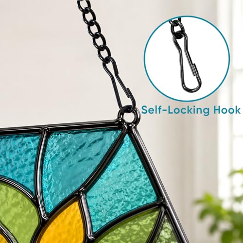 30-Inch Black Metal Chain with Safety Hooks for Hanging