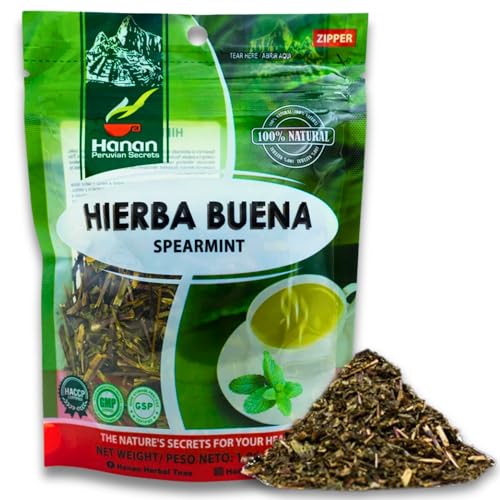 Hanan Loose Leaf Spearmint Tea - 1.1 oz Dried Peppermint Leaves