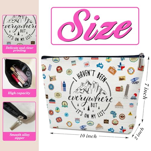 Travel Makeup Bag for Women | Funny Quote Cosmetic Organizer