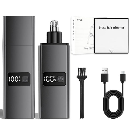 WPBB Ear and Nose Hair Trimmer,Gifts for Men,Professional PainlessFacial Hair Trimmer for Men Women,Portable Design USB Rechargeable,Travel Trimmer,Removable and Washable