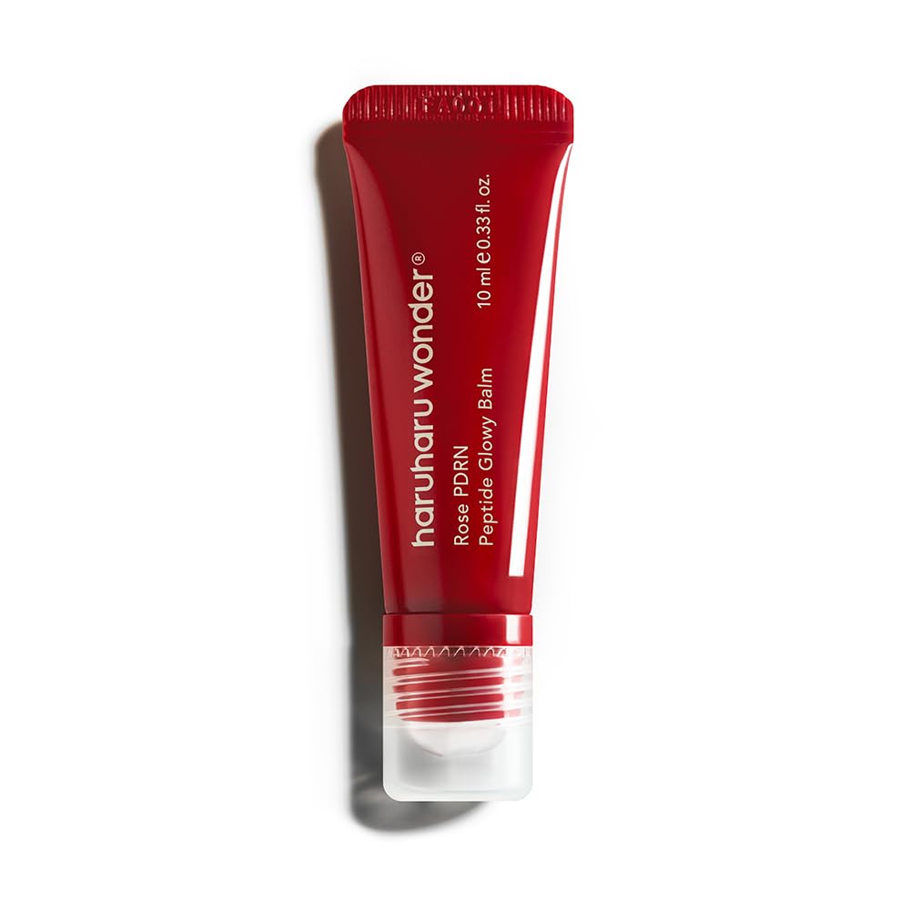 Haruharu Wonder Rose PDRN Peptide Glowy Balm - Instant Moisture & Repair for Dry Lips | 0.33 fl. oz.