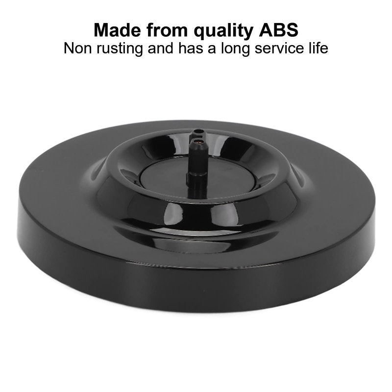 Universal Electric Shaver Charging Stand - Level Round Shape, Deep Design, Wide and Beautiful - Men's Shaver Charger Base in Black