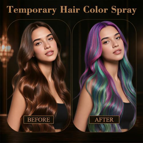 Waybesty Temporary Red Hair Color Spray - Washable Instant Hair Dye