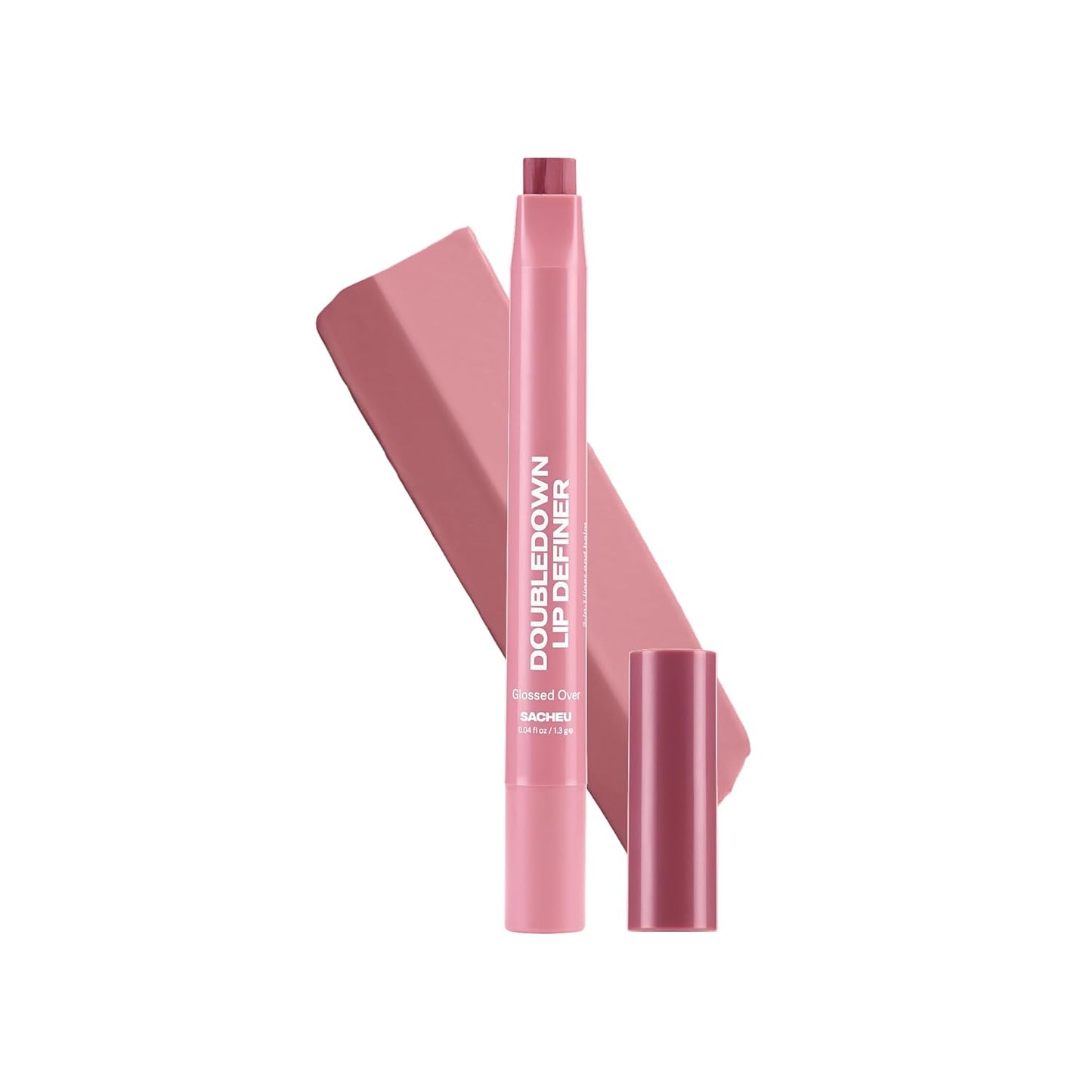 Sacheu DoubleDown Lip Definer - 2-in-1 Hydrating Lip Liner & Balm | Creamy Satin Finish, Avocado Oil, Daybreak Color