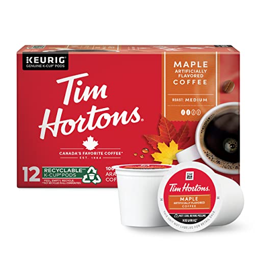 Tim Hortons Maple Flavored Coffee K-Cup Pods - 12 Count