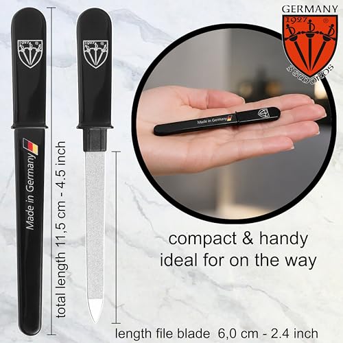 Drei Schwerter 3 Swords Germany Sapphire Nail File Set - Black, 3 Pieces