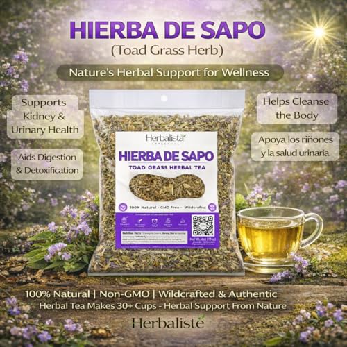 Hierba de Sapor Herbal Tea - Premium Loose Leaf Toad Grass Herb - 4 oz