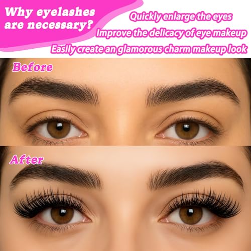 OOPPOO Lash Clusters Eyelash Extensions 100D+100D Thick Volume Mink Lashes