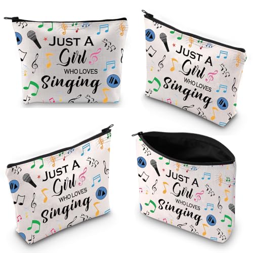 Gzrlyf Just singsingMB Singing Makeup Bag for Music Lovers